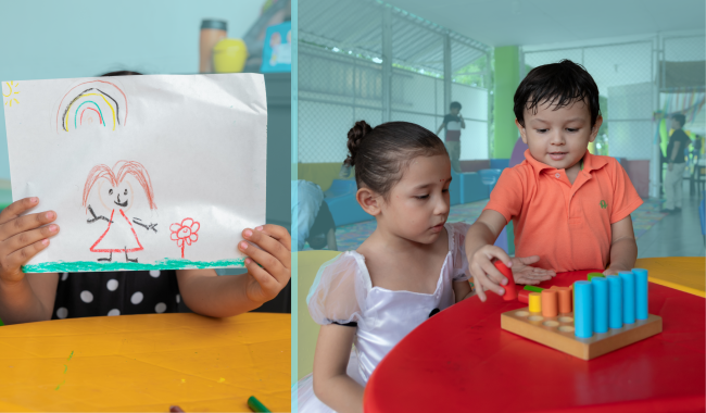 Niños jugando unigarden