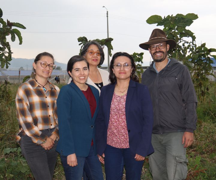 Equipo de trabajo del programa de Ingeniería Agroecológica de UNIMINUTO Zipaquirá, líderes del proyecto Punto Verde. 