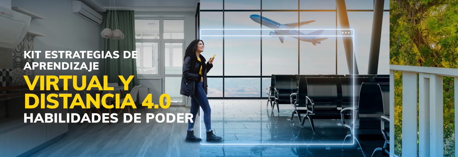Kit estrategias de aprendizaje Virtual y Distancia 4.0 Habilidades de Poder