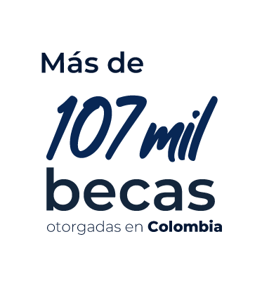 107 mil becas otorgadas en Colombia