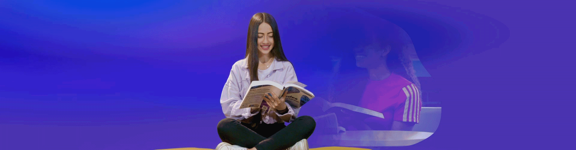 estudiante feliz