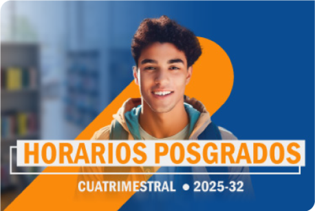 Horarios Posgrado Virtual Cuatrimestral