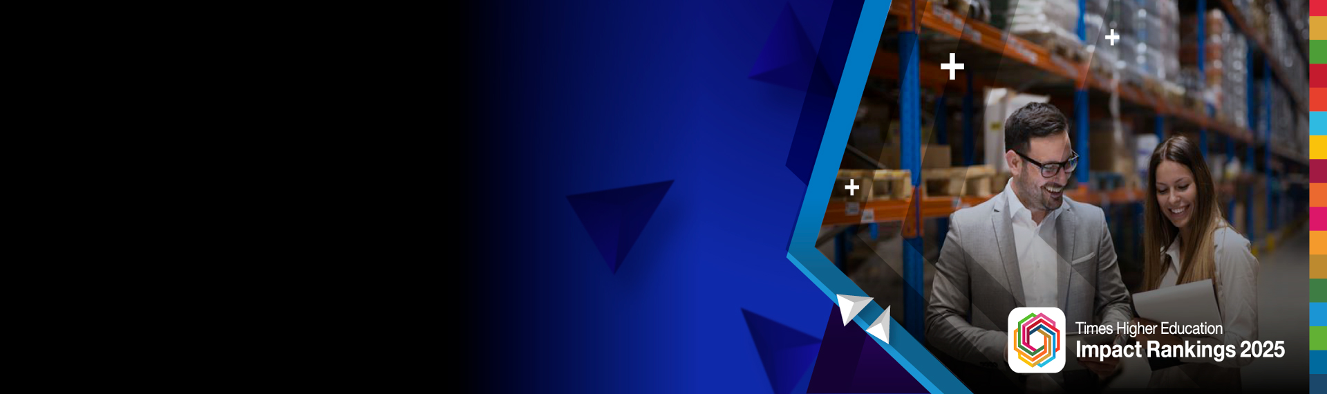 Dos personas gestionando tabla de envió