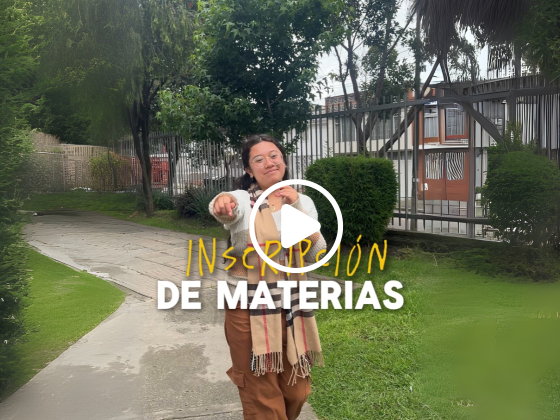 Portada Inscripción de materias