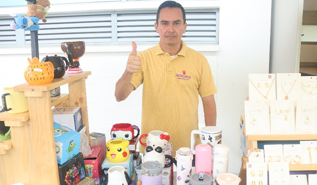 Participantes en la Feria UNIMINUTO Emprende 