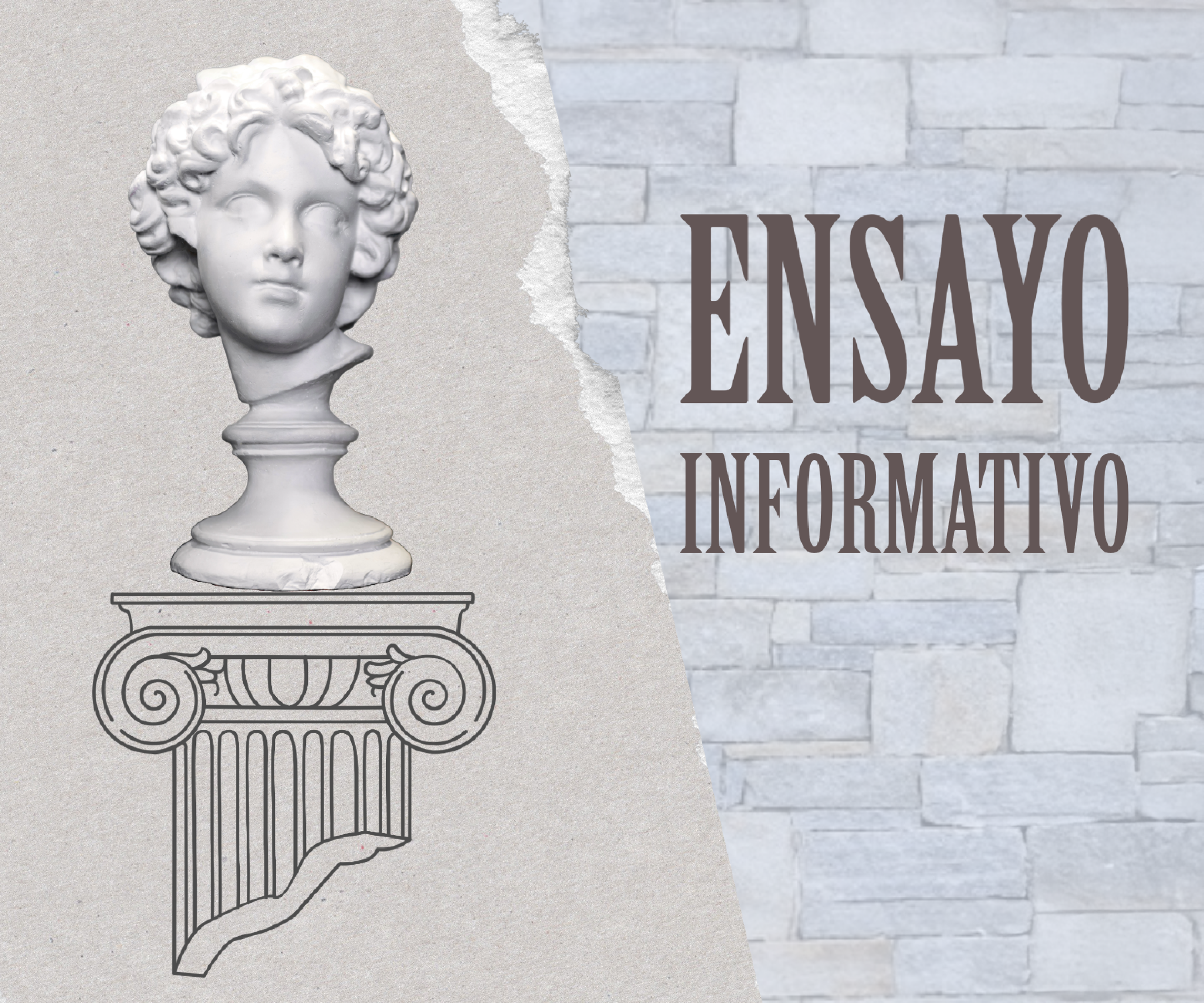 Figura de yeso, identifica persona de Griega