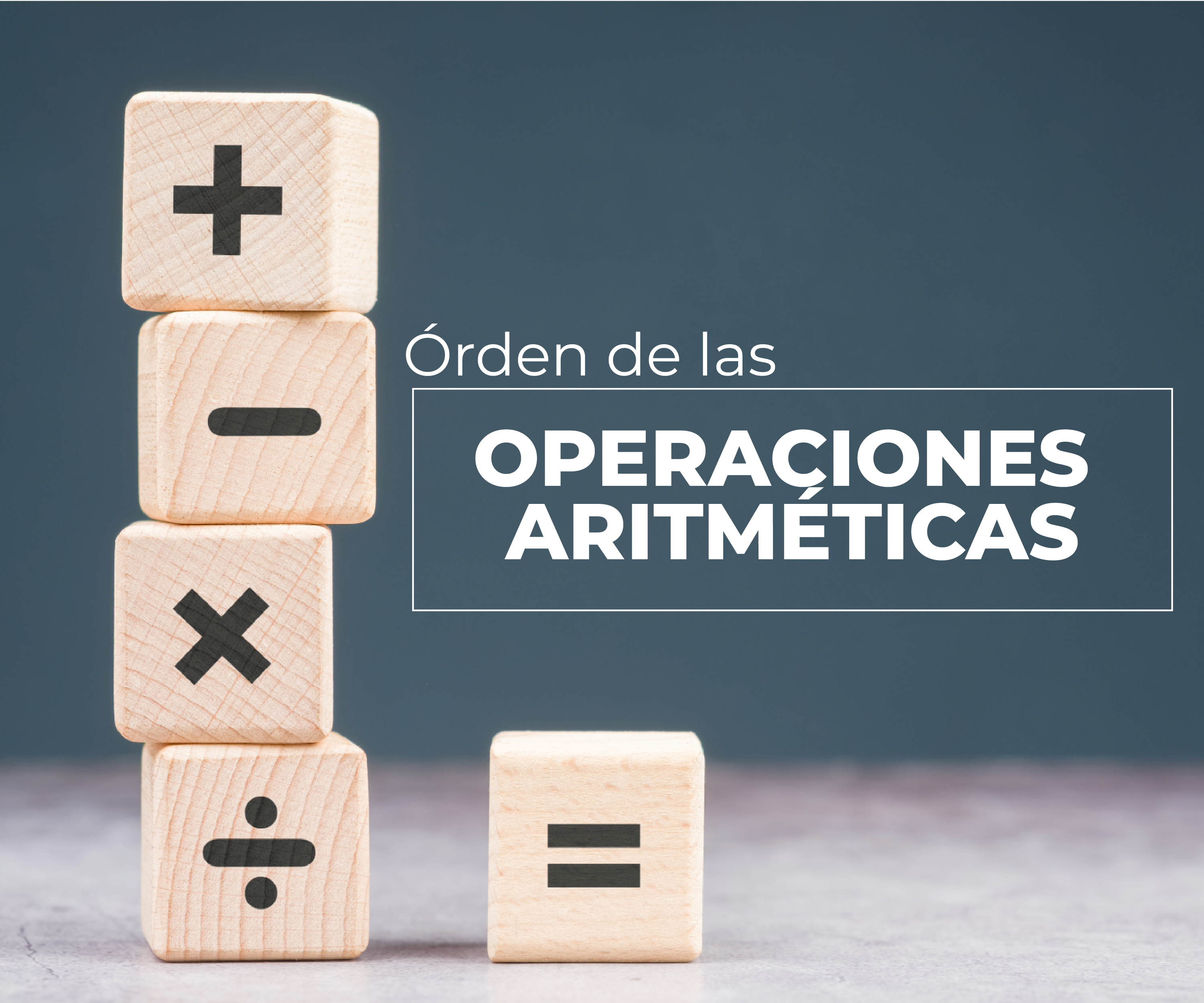 Órden de las operaciones aritméticas