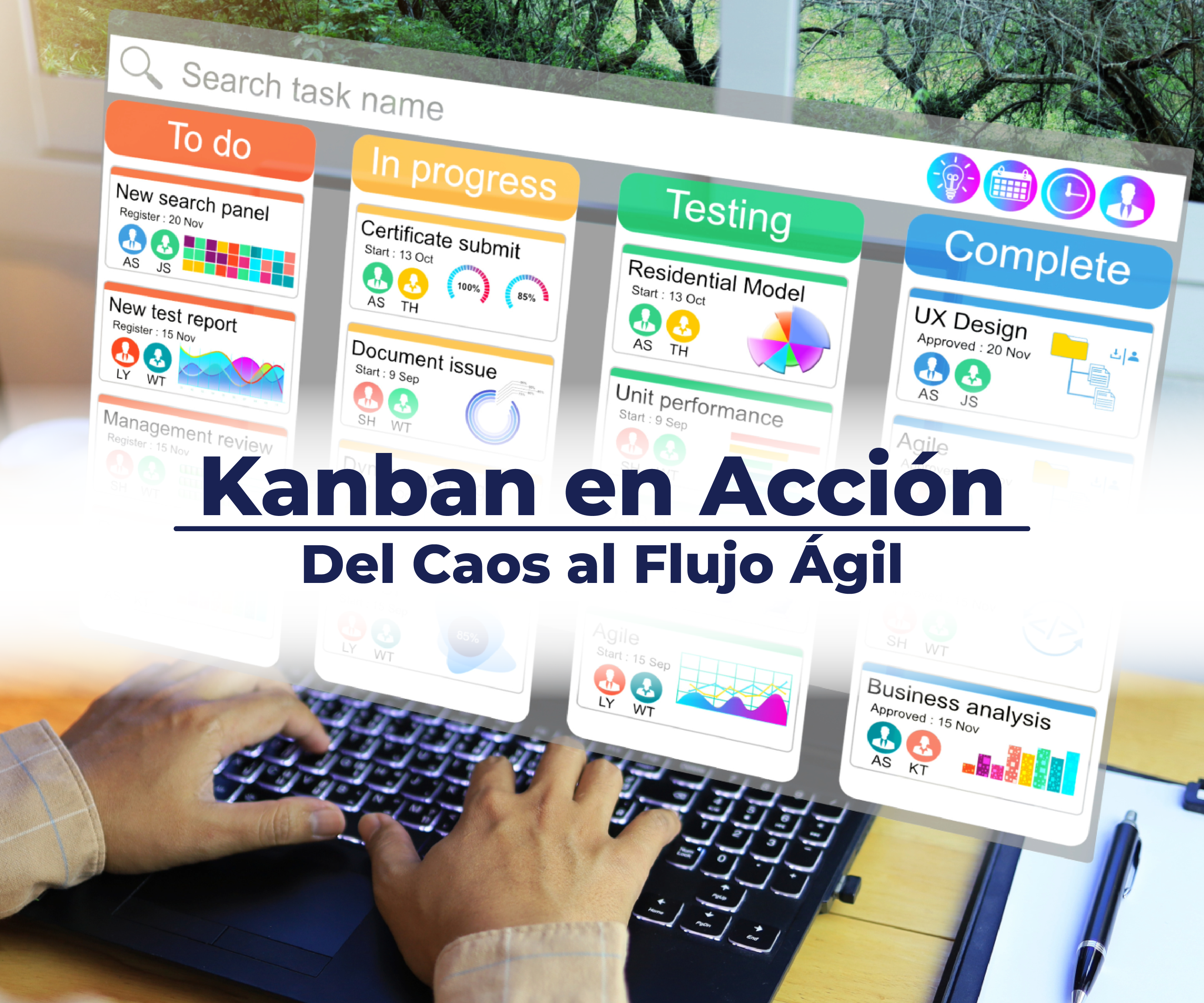 Kanban en Acción: Del Caos al Flujo Ágil