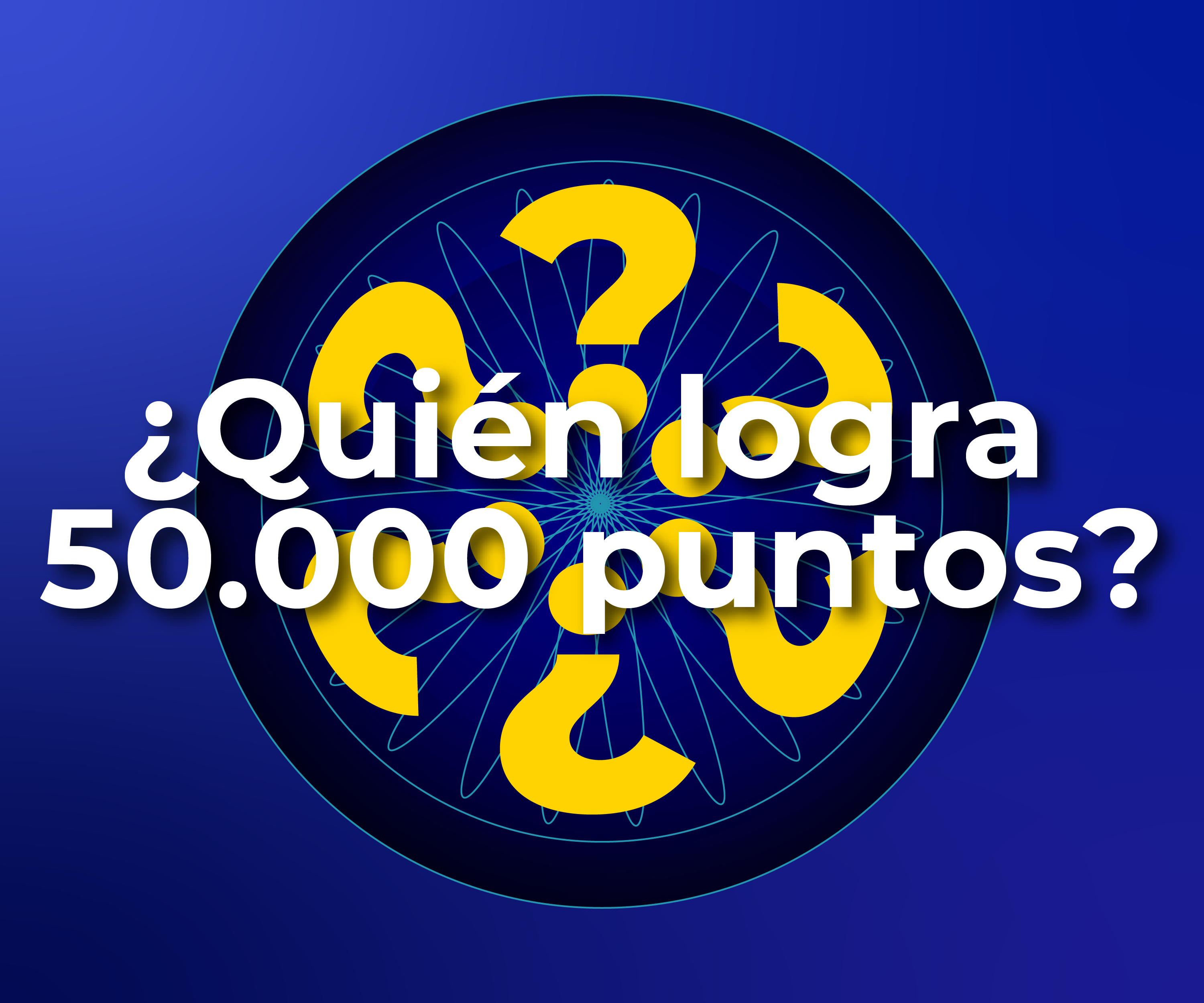 ¿Quién logra 50.000 puntos?