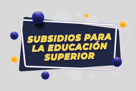 Subsidios de Educación Superior