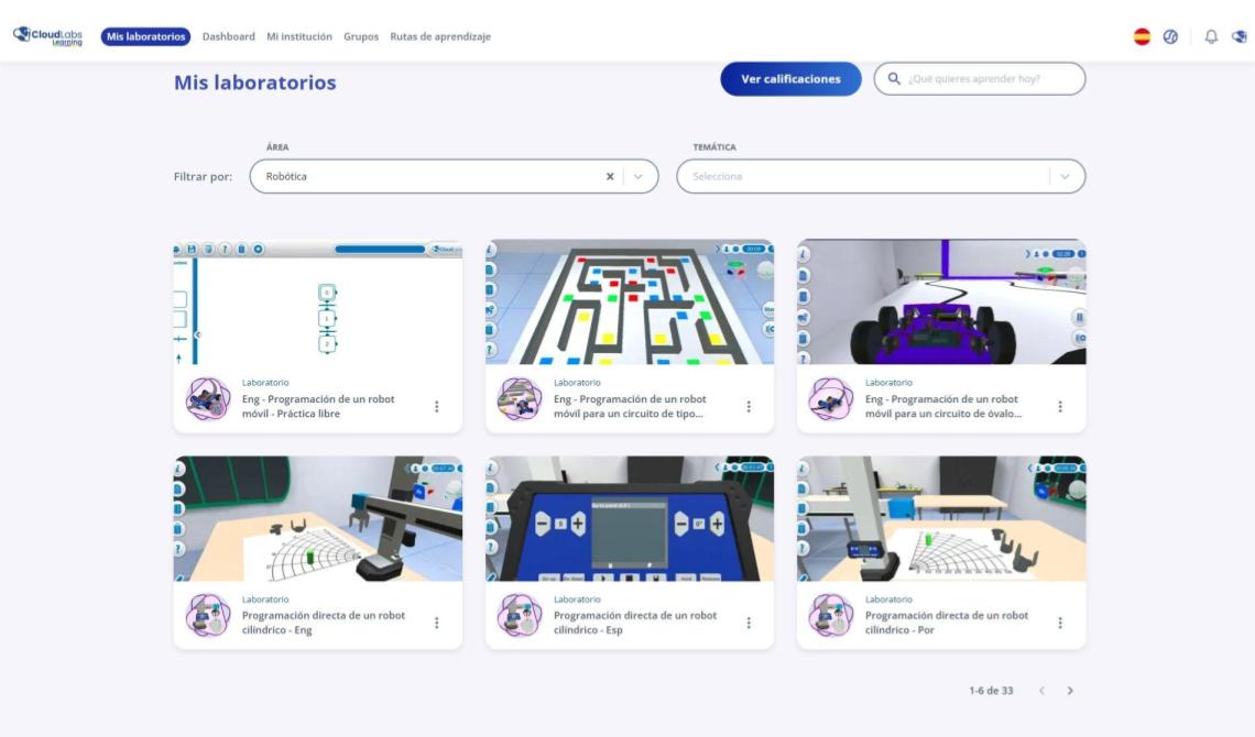 CLOUDLABS - Robótica