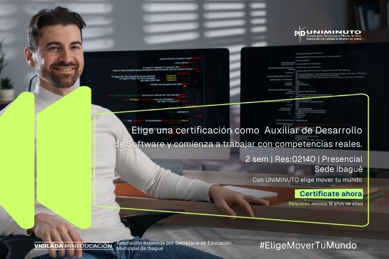 Técnico laboral por competencias en auxiliar de desarrollo de Software 