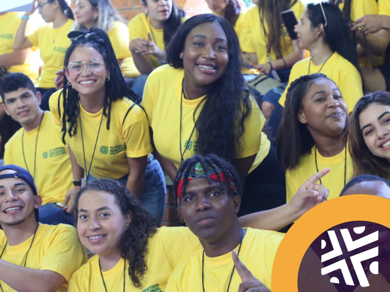 Fotografía estudiantes en el IV Festival Nacional de Cultura