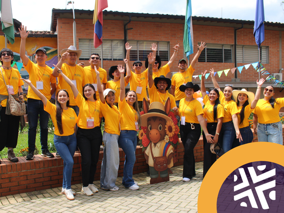 Fotografía estudiantes en el VI Festival Nacional de Cultura