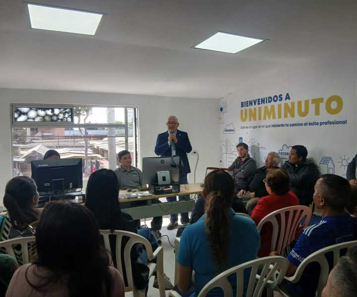 Palabras de apertura por el rector de UNIMINUTO Bogotá, Jefferson Arias.