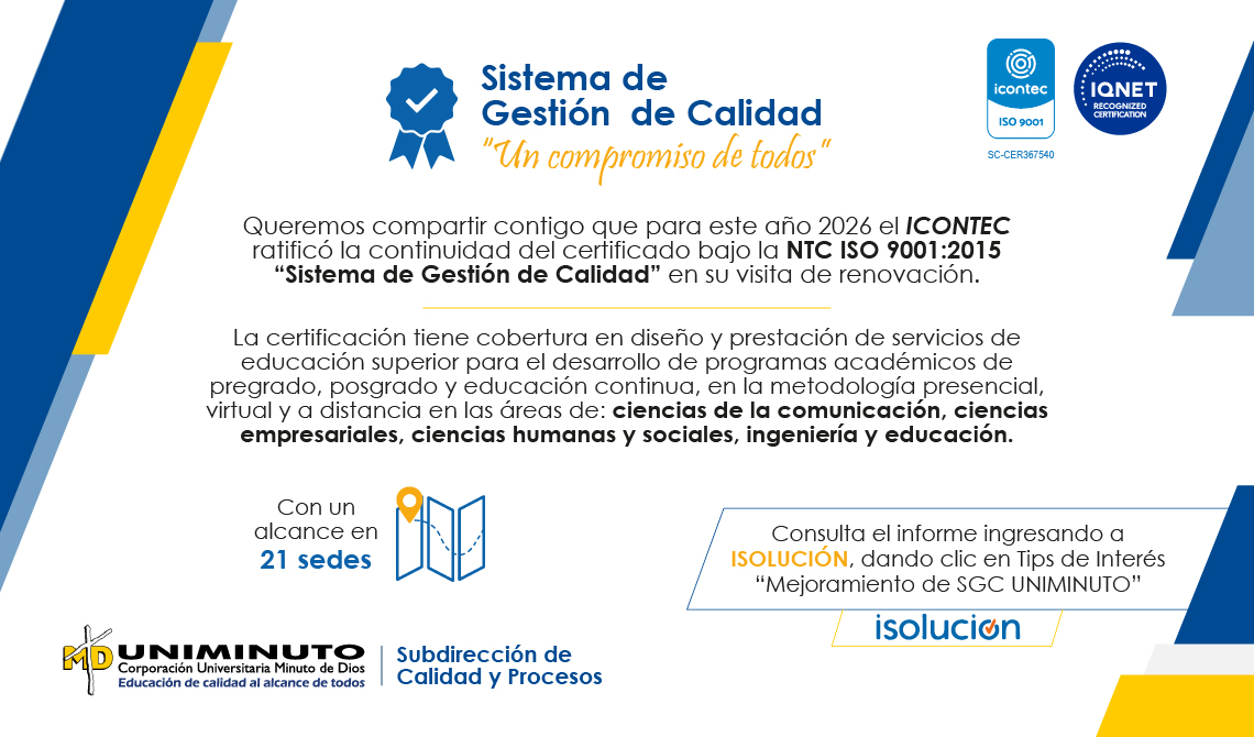 Sistema de gestión de calidad un compromiso de todos