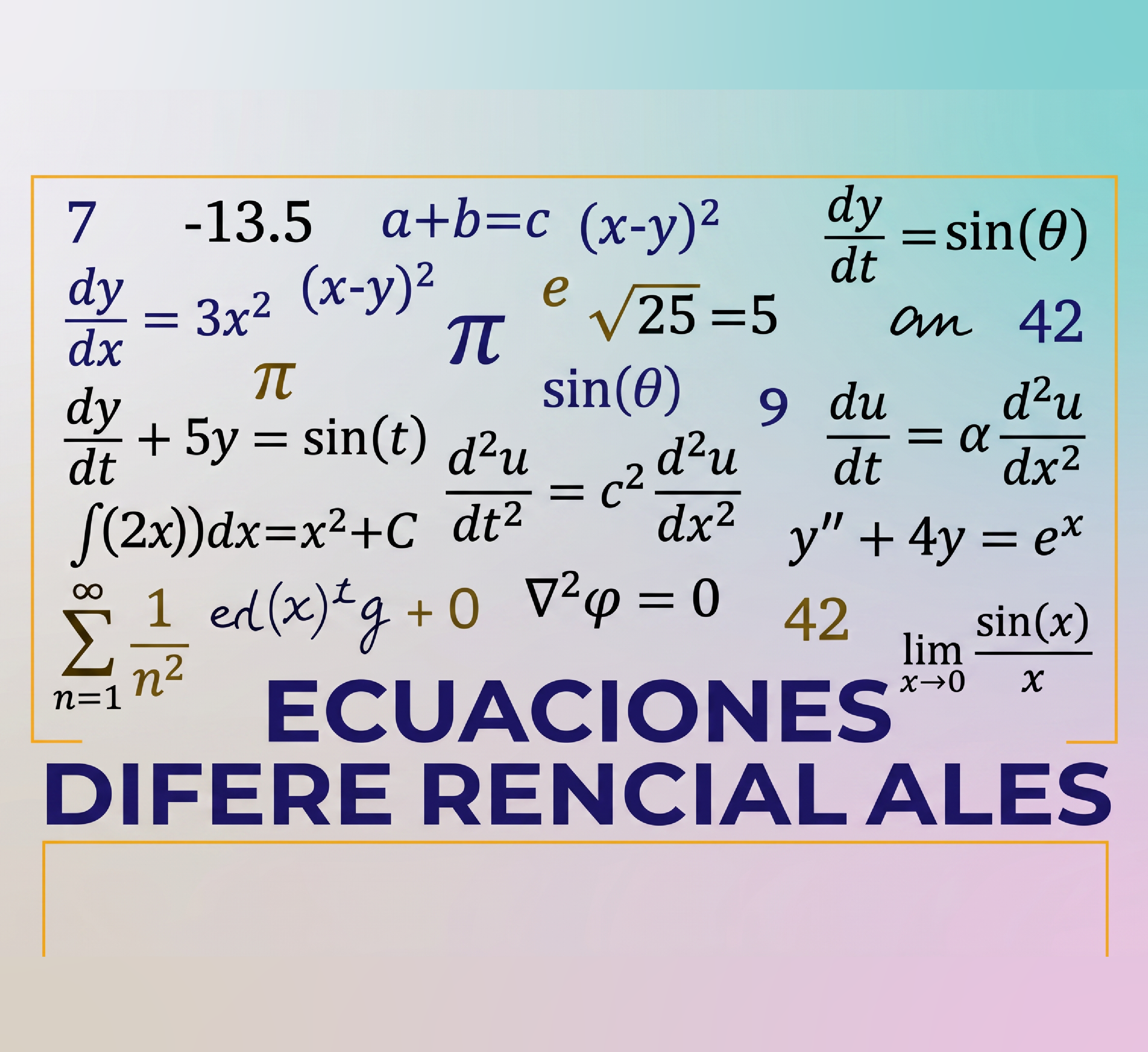 Ecuaciones diferenciales
