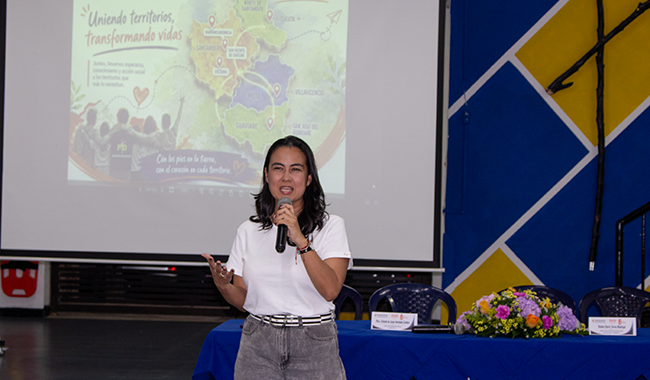 Saludo Rectora Santanderes, Margarita Maria Contreras
