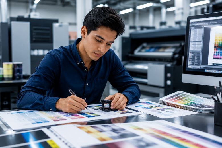 Joven diseñando 
