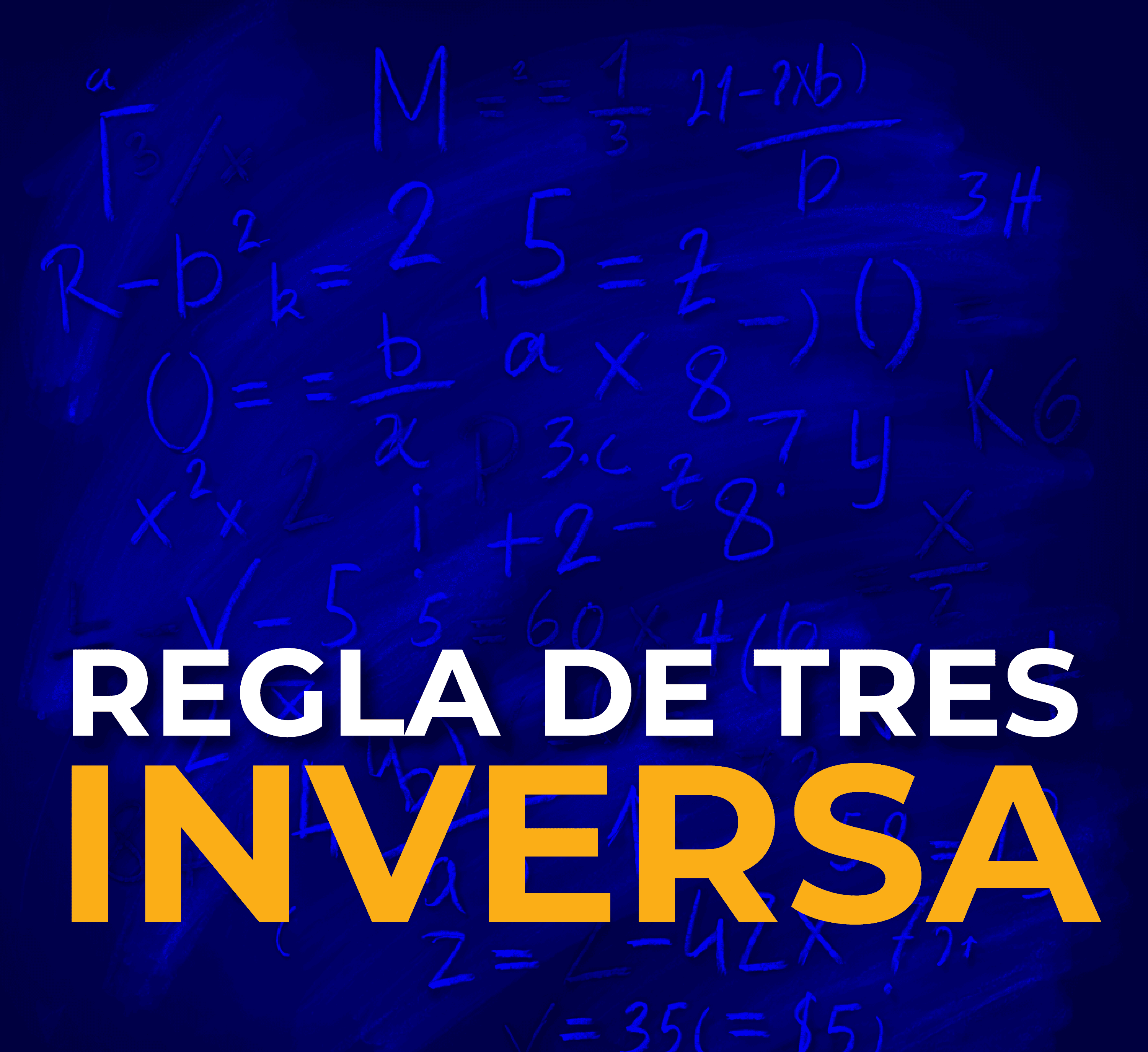 Regla de tres inversa