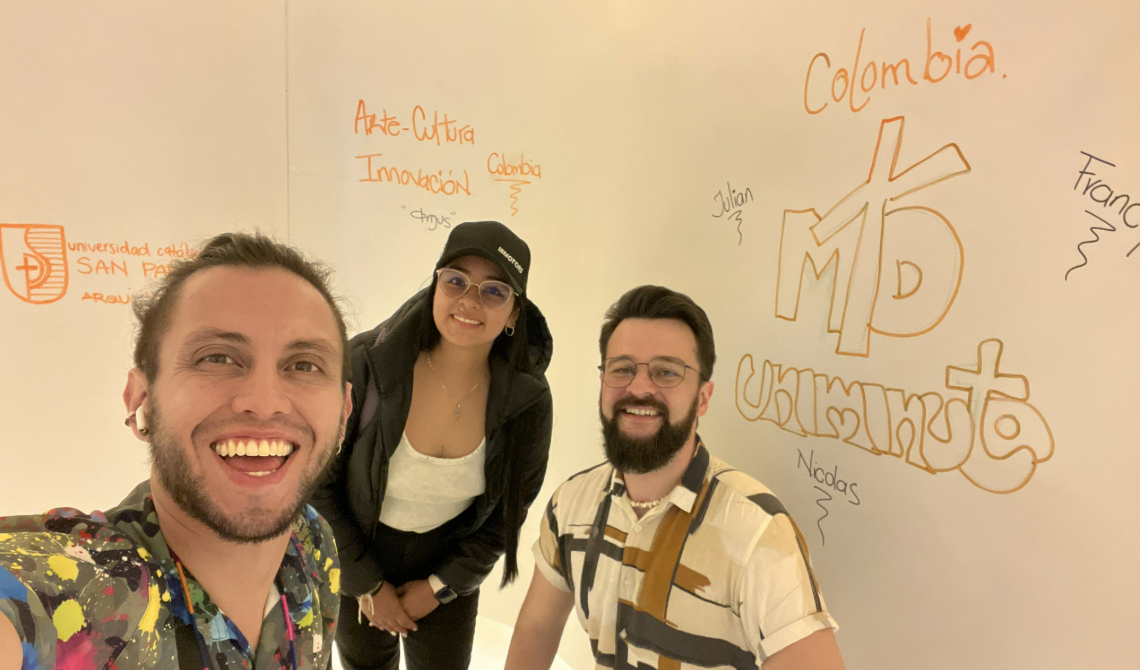 Estudiantes de UNIMINUTO en la Maratón de Innovación PUCRS 2025