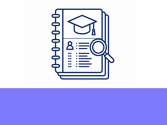ícono consulta de información académica 