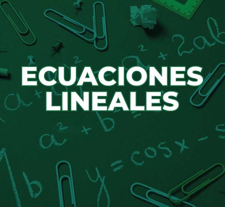 Ecuaciones lineales 