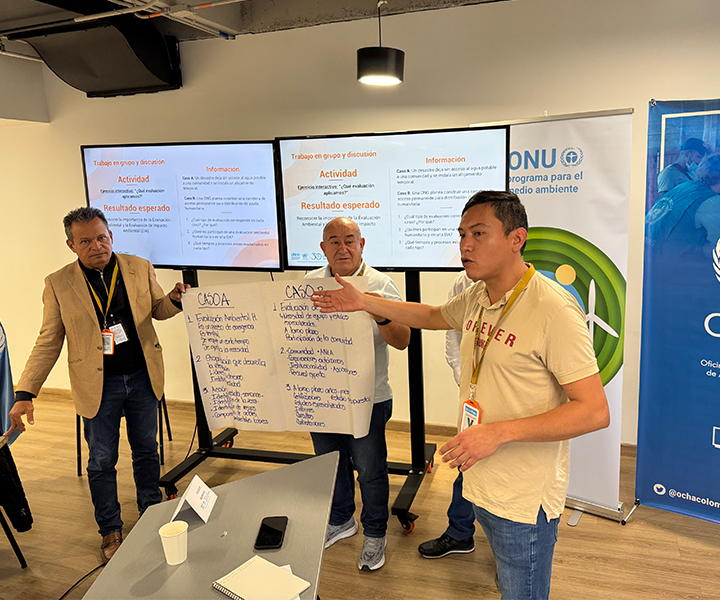 Taller de la ONU sobre medio ambiente en la acción humanitaria con participación de UNIMINUTO