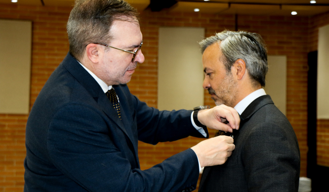 Dr. Luis David Prieto Martínez y el Dr. Carlos Eduardo Sepúlveda Rico