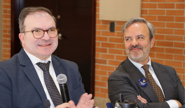 Palabras del Dr. Luis David Prieto Martínez, Vicerrector Académico al Dr. Carlos Eduardo Sepúlveda Rico