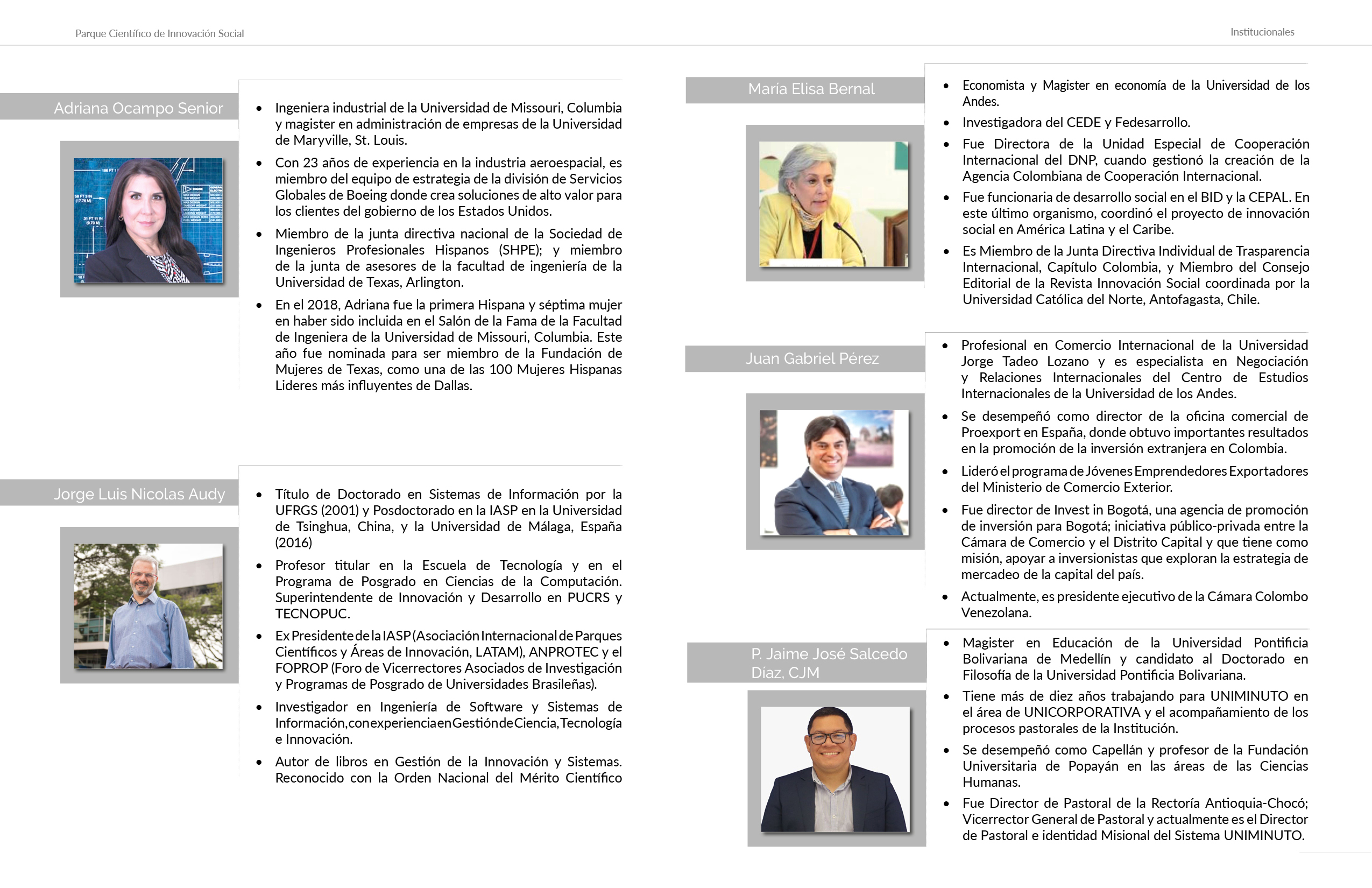 Consejo fundadores PCIS