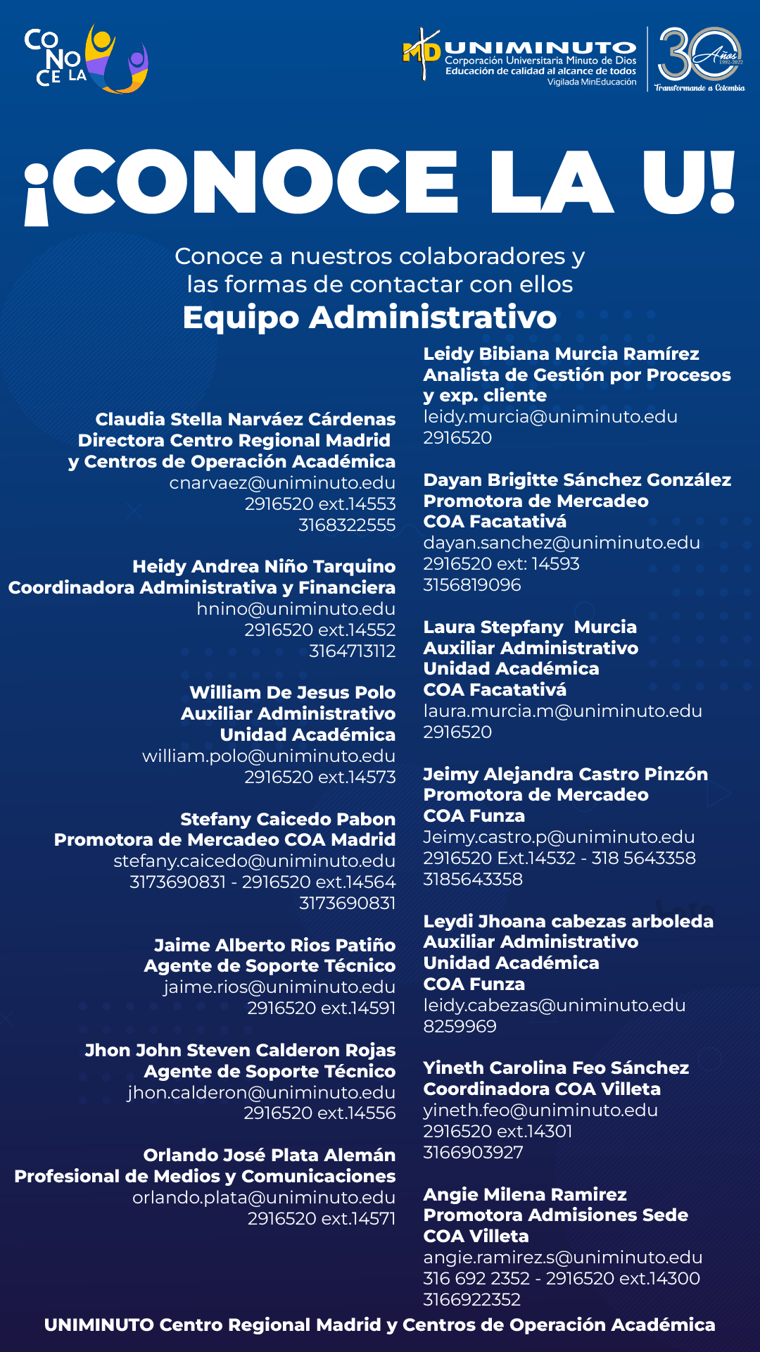 Equipo Administrativo