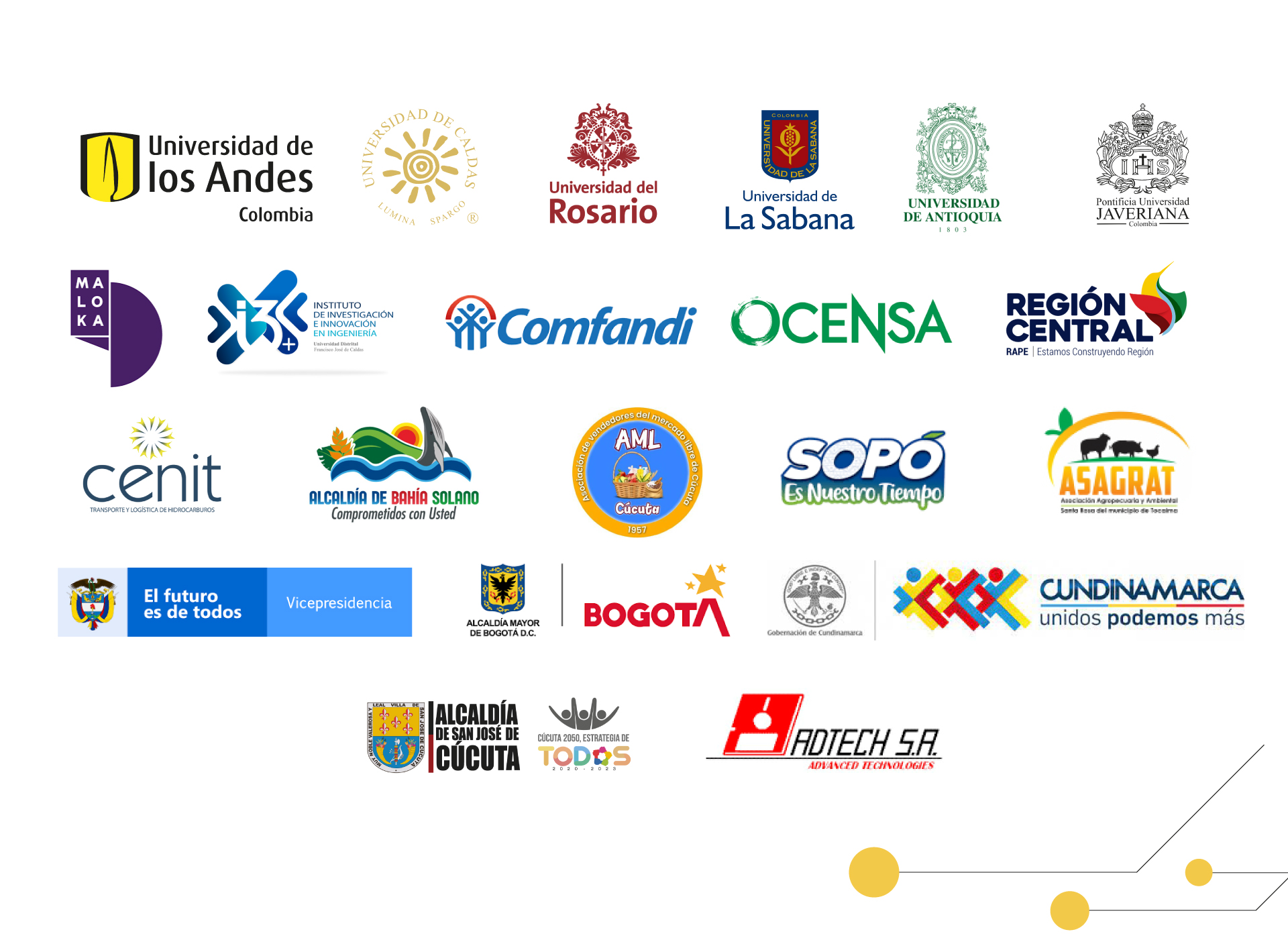 Aliados nacionales PCIS