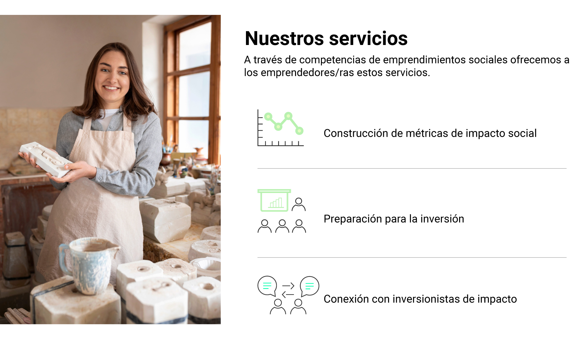 Nuestros servicios Emprendeverde