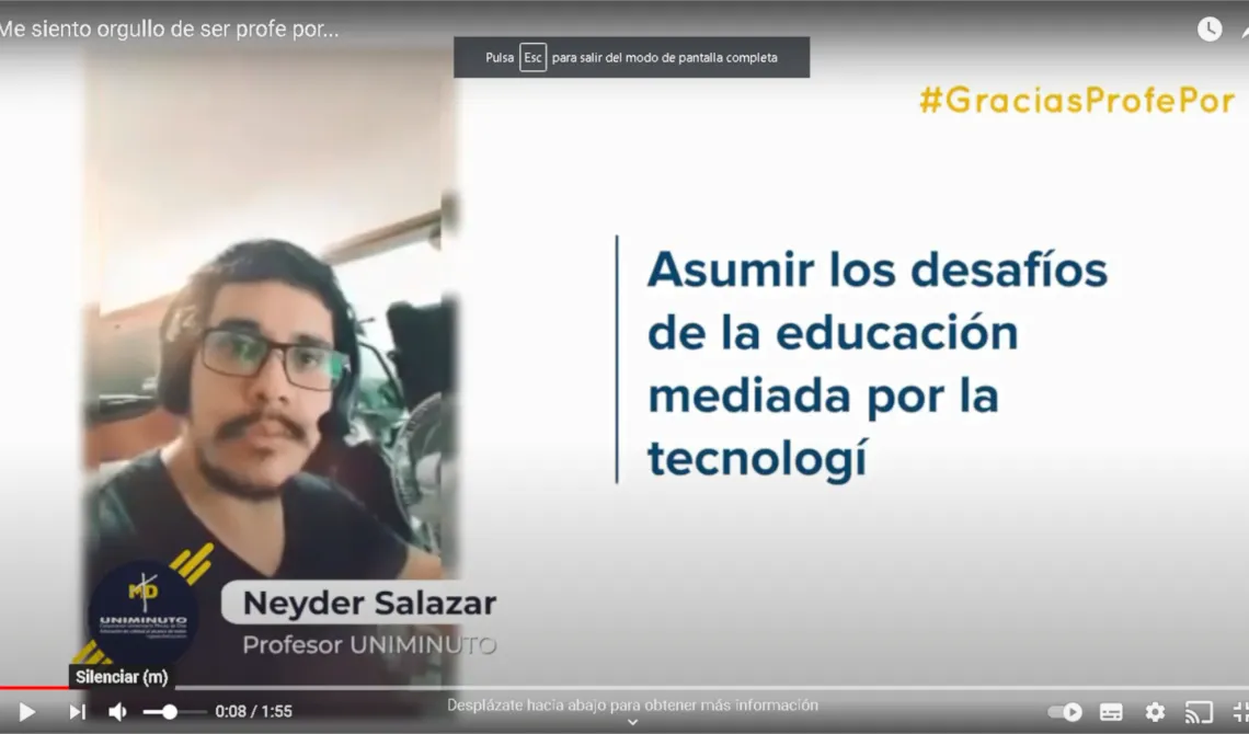 video Gracias profesores