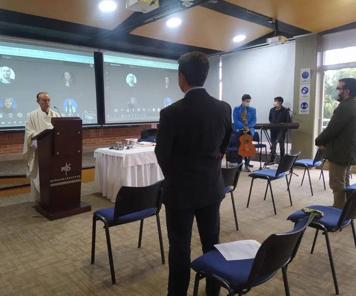 La Pastoral Universitaria de la Rectoría Bogotá - Presencial, acompañó la XV Semana Internacional de la Facultad de Ciencias Empresariales, llevada a cabo del 2 al 5 de noviembre de 2021. 