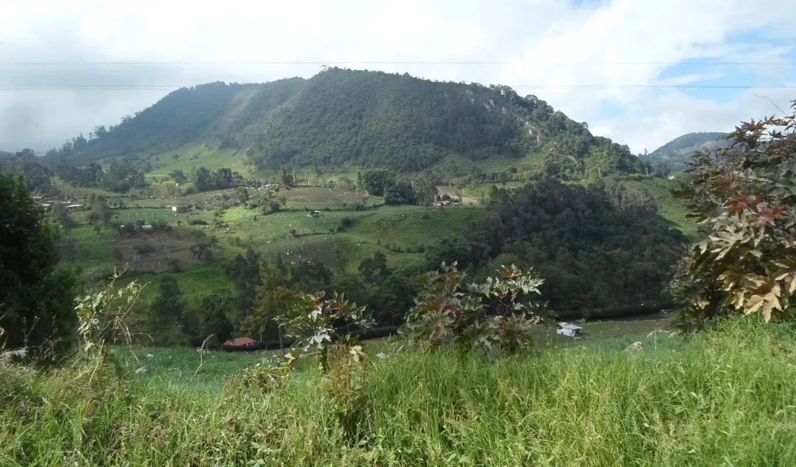 Paisaje de Pasca, Cundinamarca