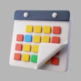 Calendario tridimensional. 