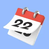Número de calendario tridimensional.