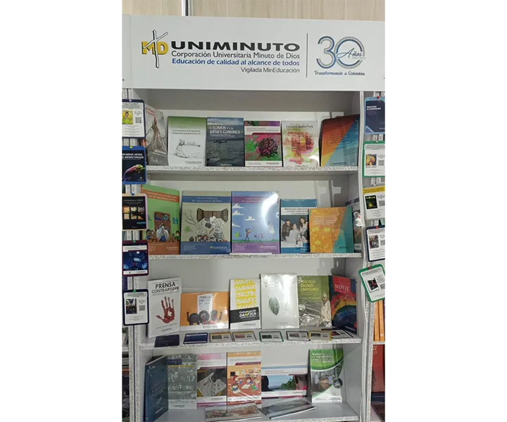 Centro Editorial UNIMINUTO en la Feria del Libro de Bucaramanga Ulibro