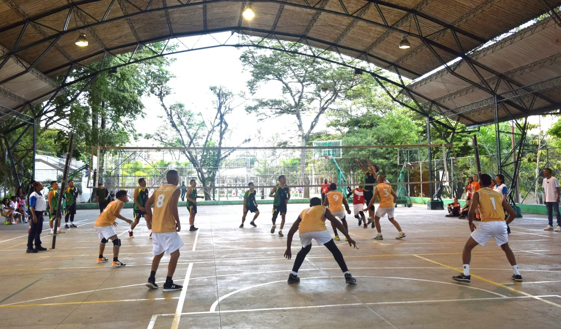 Competencia de voleibol masculino