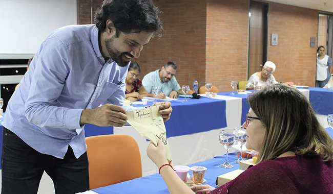 Muestra de la tejeduría