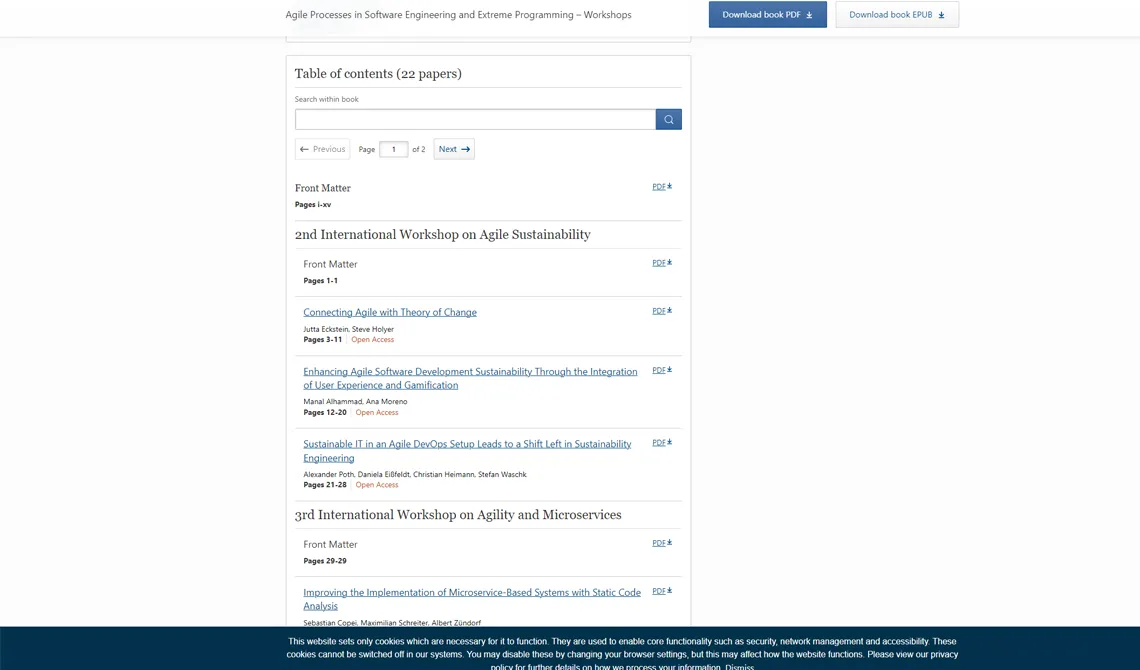 Springer e-books