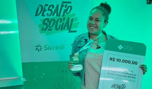 Jennifer Barragán Plazas en el concurso internacional Desafío Social.