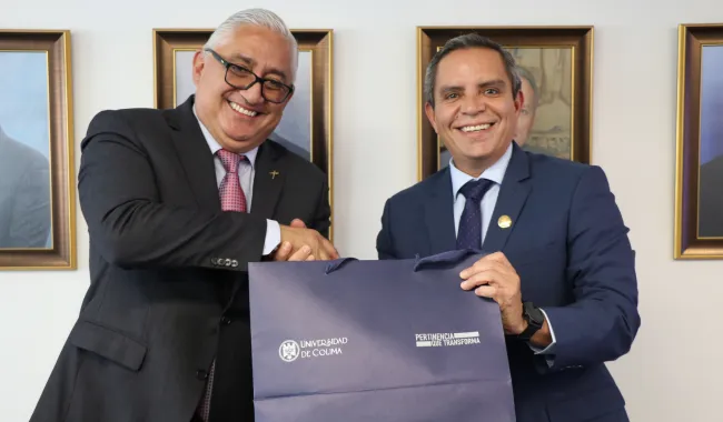 Rectores de UCOL y de UNIMINUTO Bogotá
