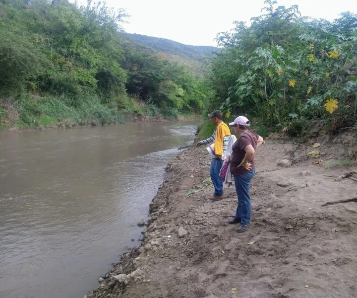 Trabajo de campo del proyecto de gobernanza del agua. 