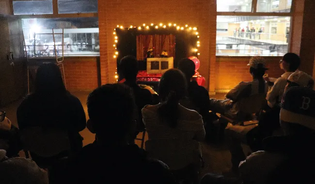  Muestra cultural de estudiantes por medio de títeres