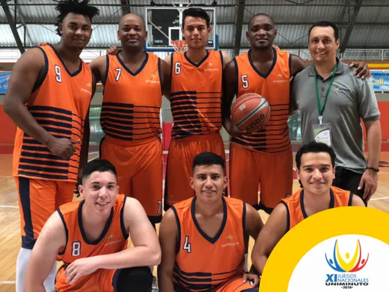 Imagen estudiantes UNIMINUTO - equipo de basquetbol