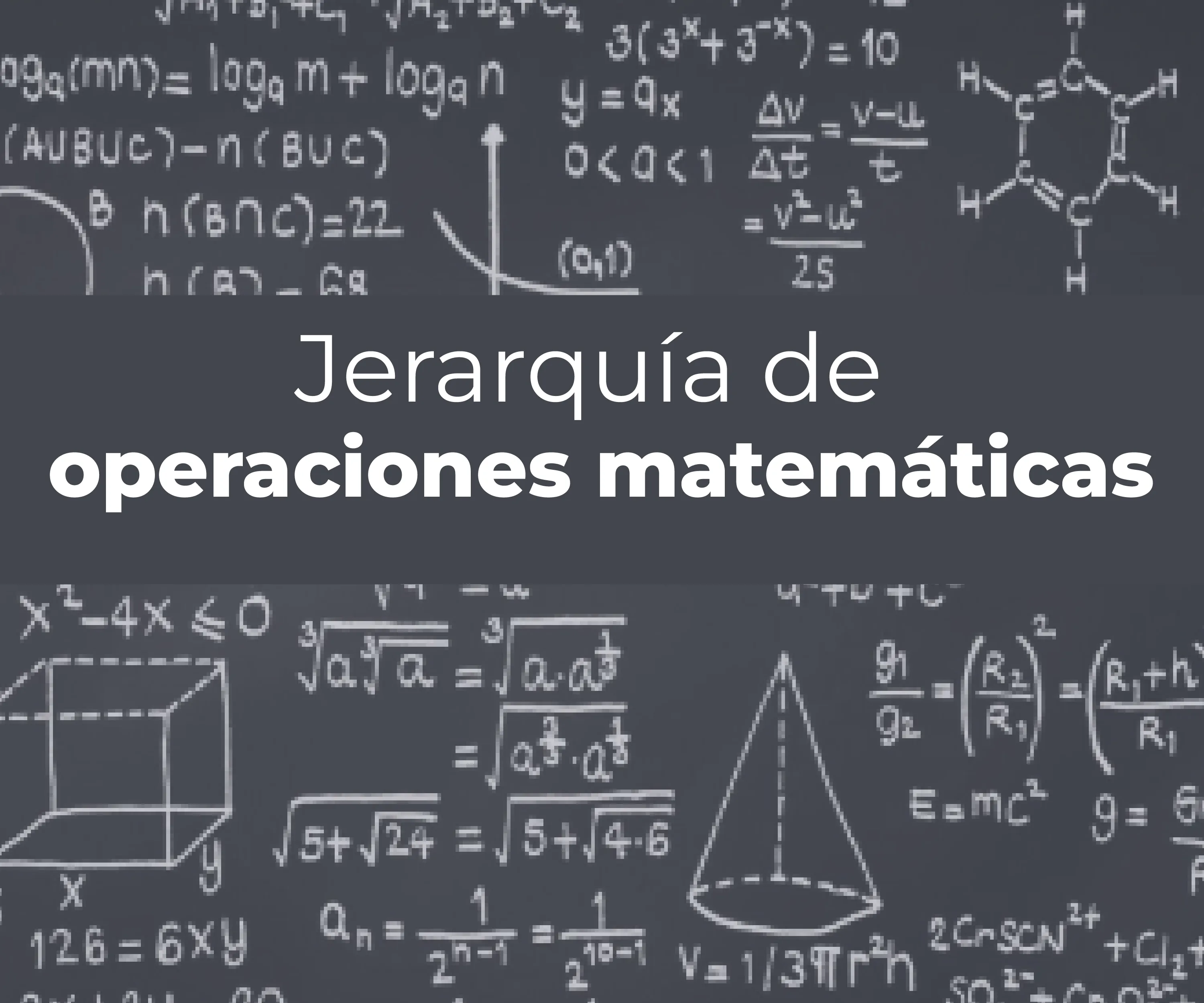 Jerarquía de operaciones