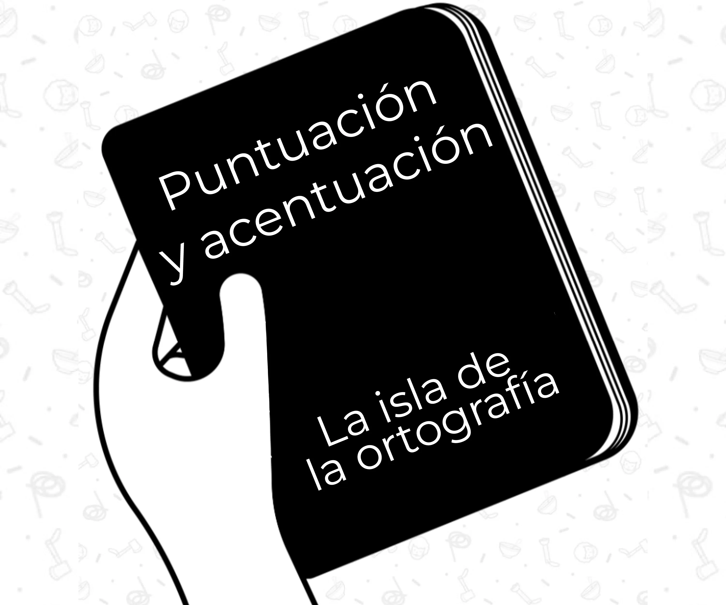 Personaje animado Puntuación y Acentuación v
